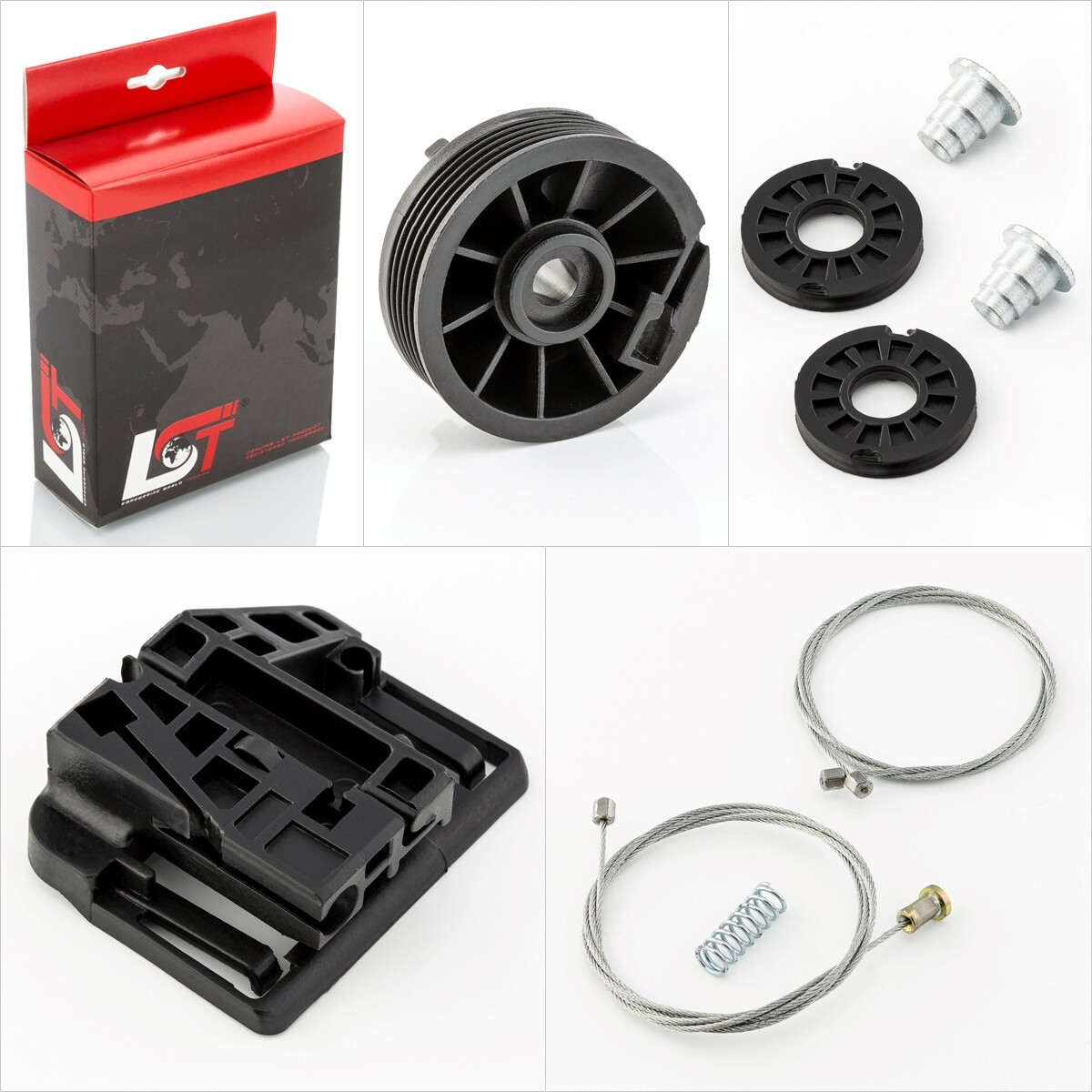 Window Regulator Repair Kit Rear Left for RENAULT MEGANE II 02-09