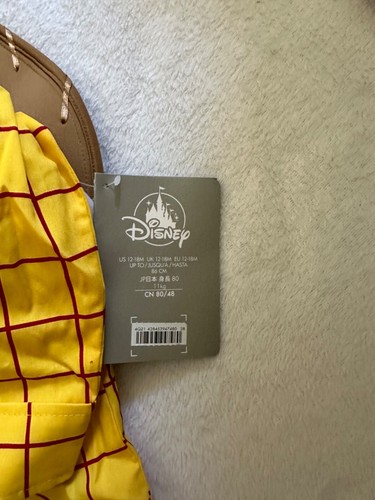 NWT Disney Store Toy Story Woody size 12-18 months and Hat NWT - Picture 6 of 9