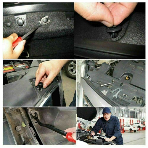 500Pcs Auto Car Mixed Fastener Clip Bumper Fender Trim Plastic Rivet Door Panel - Bild 13 von 17