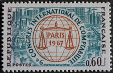 Timbre - FRANCE - Congrès International de Comptabilité -1967- Neuf ** - YT1529