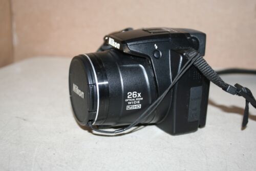 Nikon COOLPIX P100 10,3 megapixel fotocamera digitale - nero testato/funzionante - Foto 4 di 14
