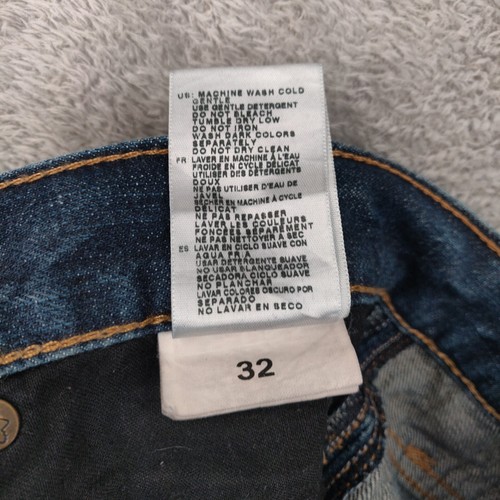 Fox Jeans Adult Men 32x32 Blue Throttle Denim Regular Tapered Vintage - Picture 13 of 17