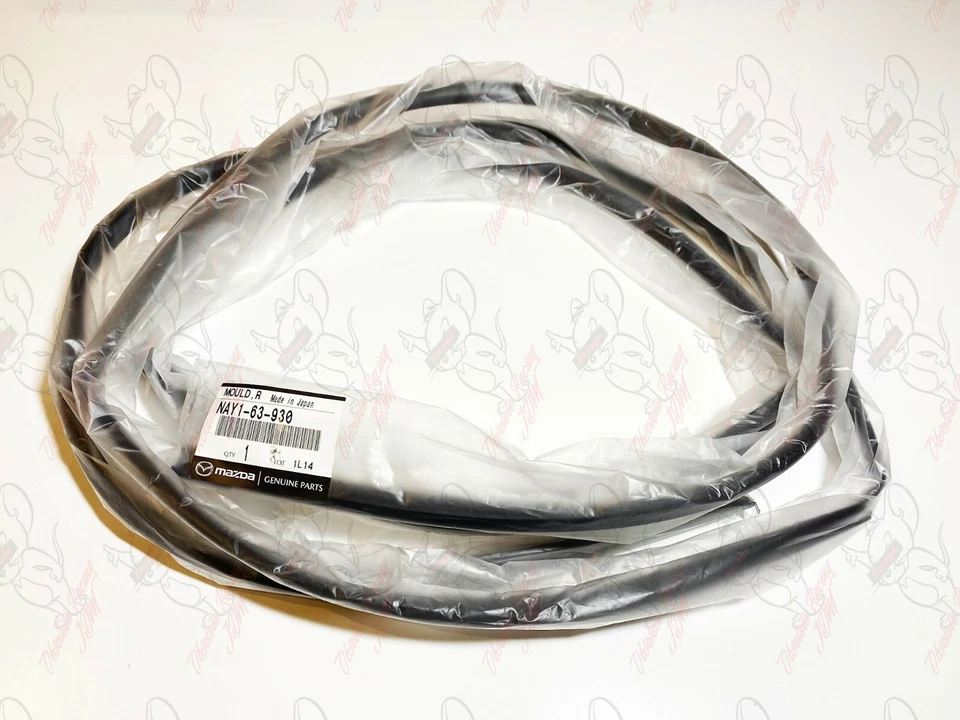 Moldura de ventana de techo rígido de vidrio trasero genuino MAZDA MX-5 MIATA NAY1-63-930 OEM Foto 4 de 4