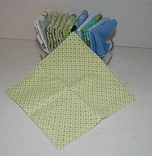 Baby Wipes Drool, 12 Wipes 2 ply, Reusable, Handmade.......NEW.......Group 14