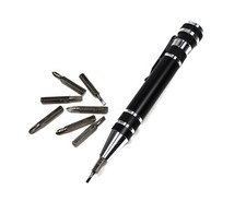 8 tlg. Feinmechaniker Pr&auml;zisions Schraubendreher Bit Set Kugelschreiber Form