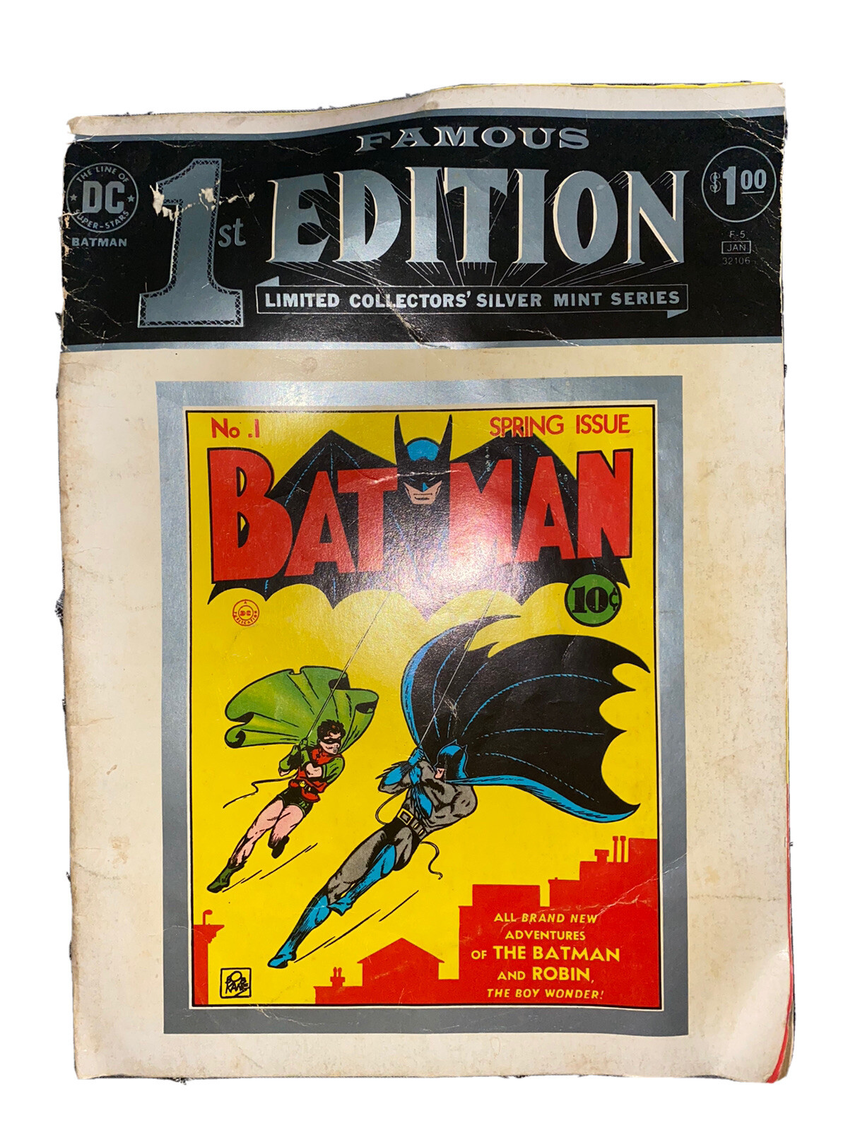 Famous 1st Edition BATMAN SPRING ISSUE No. 1 | eBay