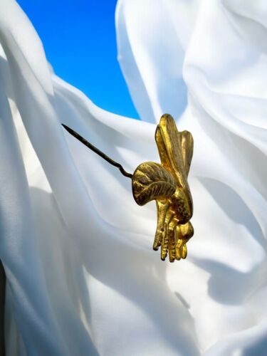 Circa 1900 Scarce Pressed Metal Wasp Pin. D349 - Picture 2 of 6