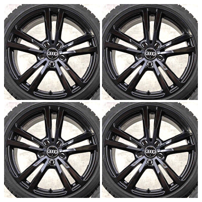 18'' Audi A3 S-Line Alloy Wheels 5x112 Gloss Black Set 59029 8V0601025BC