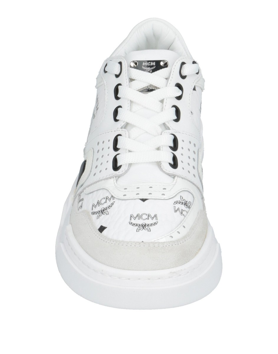 RRP€525 MCM Sneakers US6 UK3 EU36 Perforated Logo Made in