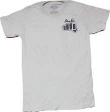 Cobra Kai New Adult T-Shirt - Lapel Fist LArge Logo on Back