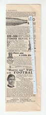1905 FIELDING YOST Mag. AD~FOOTBALL for PLAYER & Spectator~CHILDREN'S AMUSEMENT