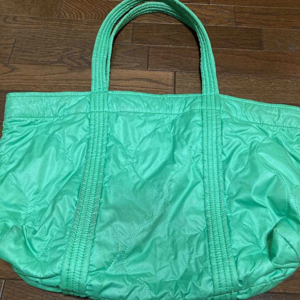 SEE BY CHLOE сумка с короткими ручками наплечная сумка логотип нейлона зеленый женщин б/у из Японии - Изображение 4 из 4