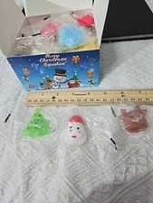 Box Of Christmas Mochi Squishy Toys, Squishies For Stress Relief, Sensory Sz 1"