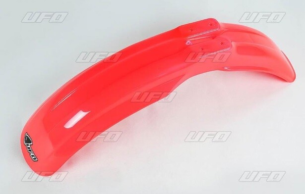 Garde-boue avant UFO rouge pour motocross Honda CR 125 et 250 de 1987 à 1999