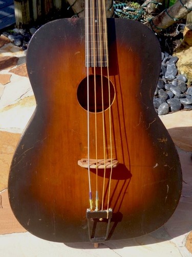 1937 REGAL Bassoguitar giant acoustic Bass Guitar