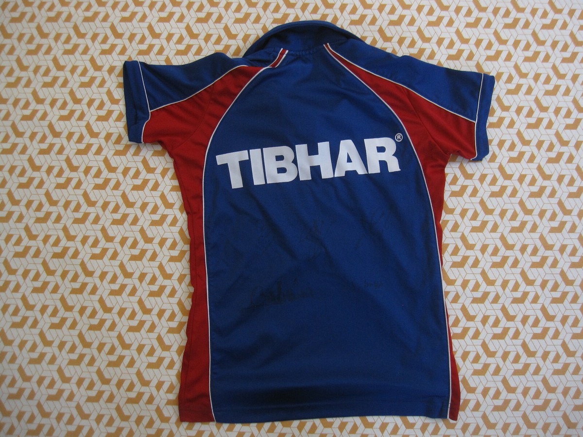 VESTE EQUIPE DE France Ping Pong Tibhar Vintage Dchildkrot Homme - S EUR 38,90 - FR