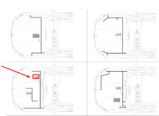 MB GLE W167 Level Control Electrical Wiring Harness LHD A1675409802