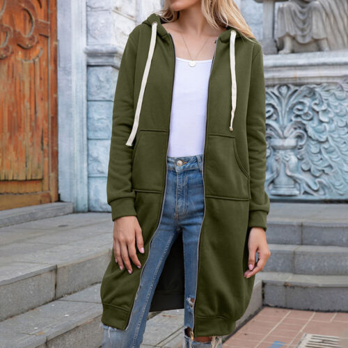 Cappotto donna tasche manica lunga giacca donna casual sciolto outwear top cardigan - Foto 29 di 36