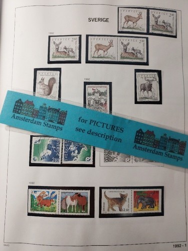 Sweden 1992-2021! vf used huge collection in 2 DAVO albums High CAT Value TOP!