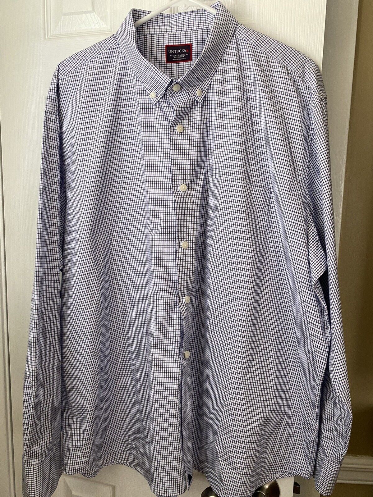 UNTUCKit Button Up  Shirt Men Size 3XL  XXXL Blue… - image 1