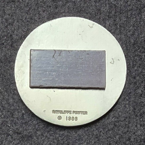 Vintage 1986 Park City Utah Fridge Magnet, Rawcliffe Pewter - Picture 2 of 4