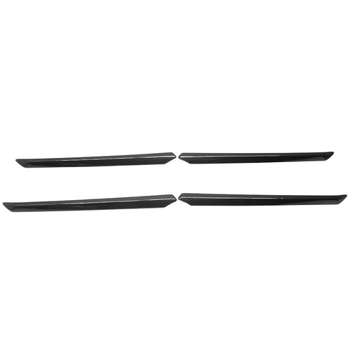 4 Stück Kohlefaser Innenzierleistenset Tür Seite Panel für Audi A3 8Y S3 RS3 21+ - Picture 7 of 7