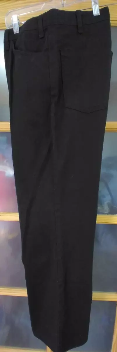 Vintage LEVIS 70s 80s Sta Prest Black Boot Cut Flare Pants Made In