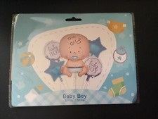 5 pc Baby Boy Balloon Bouquet Party Decoration Baby Shower Blue