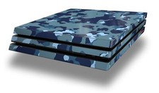 Skin for PS4 Pro Console WraptorCamo Old School Camouflage Camo Navy
