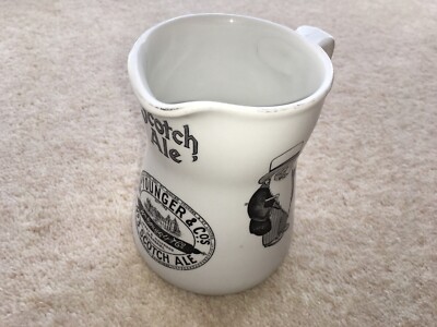 C1920s Wm YOUNGER&Cos No3 SCOTCH ALE OI BE 101& GETTING YOUNG EVERYDAY ADV JUG