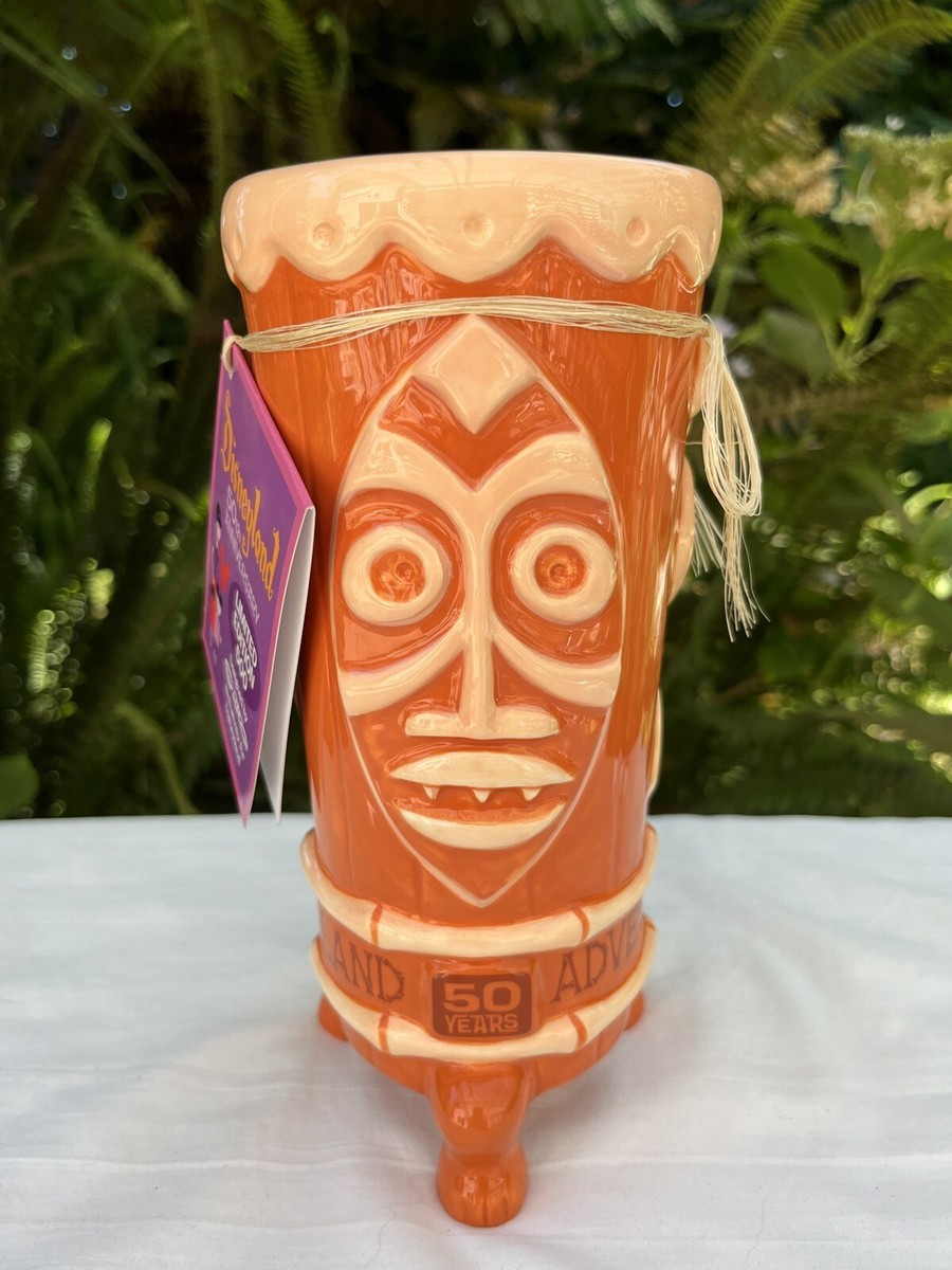 2005 Disneyland 50th SHAG Adventureland Tiki Mug SIGNED LE 500 NWT