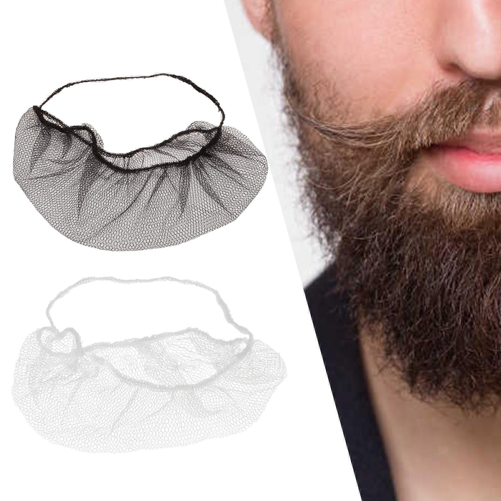 100 Stück Bartnetze schützende Bartabdeckungen Bartschutz vielseitig einsetzbar