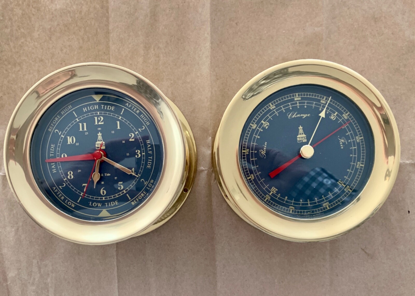 Weems /& Plath Bluewater Time /& Tide Clock Free 2-Day Shipping