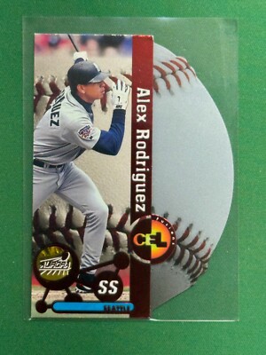 1998 Pacific Aurora Baseball Hardball Cel-Fusions #17 Alex Rodriguez