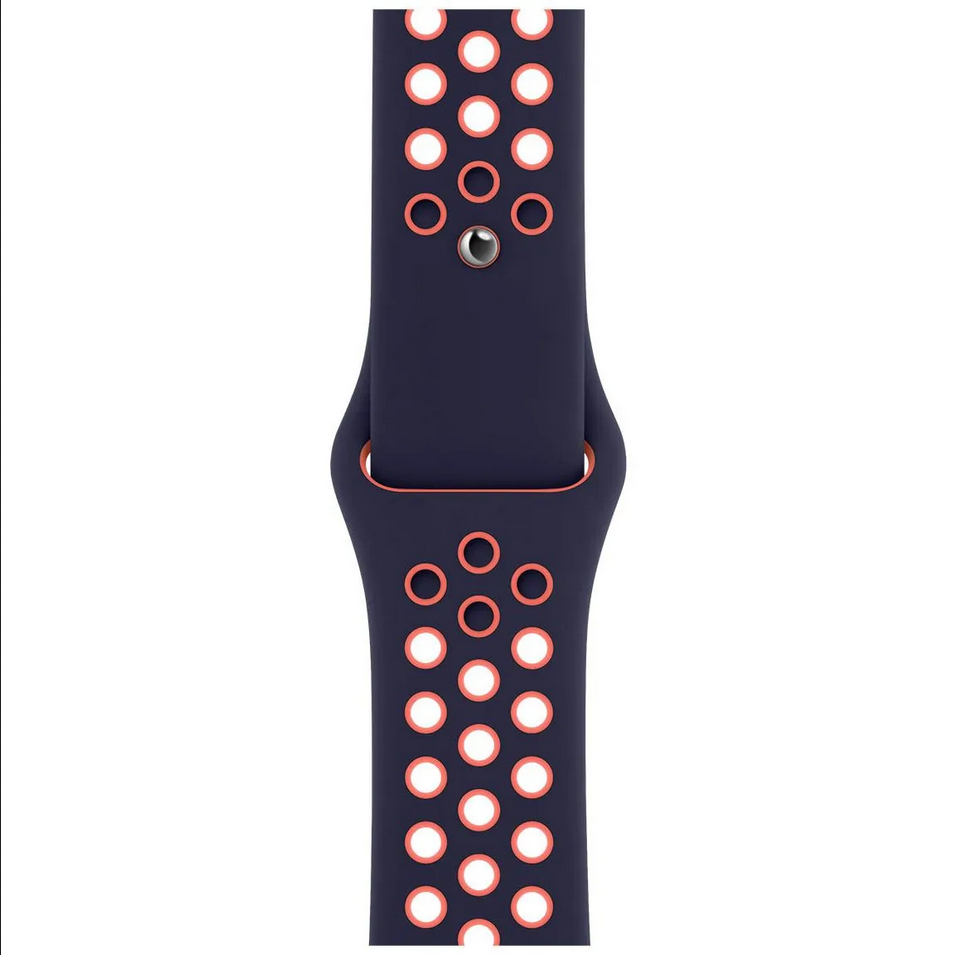 Genuine Apple Nike Sport Watch Band - Blue Black / Bright