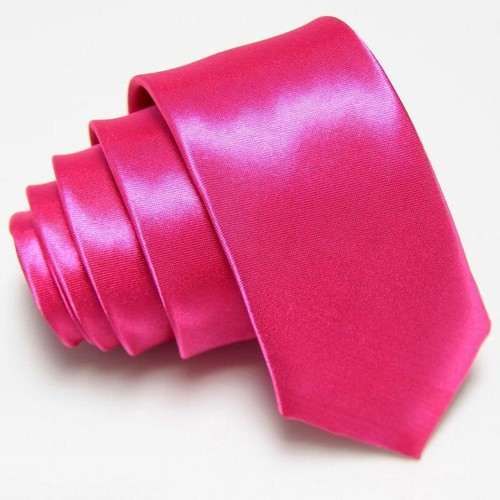 Classic Men's Slim Skinny Wedding Plain Colors Satin Tie Necktie Party Casual - Picture 15 of 26