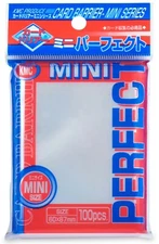 KMC Sleeves CLEAR Mini Inner Sleeves PERFECT MINI SIZE 60x87 (100 Count Pack)