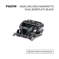 Tilta 15mm LWS Arca Manfrotto Dual Baseplate-Black