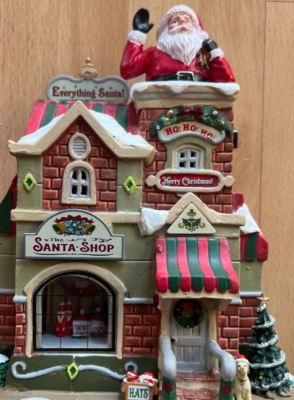 Lemax Christmas #22 The Santa Shop Building ~ Limited 2023 Holiday
