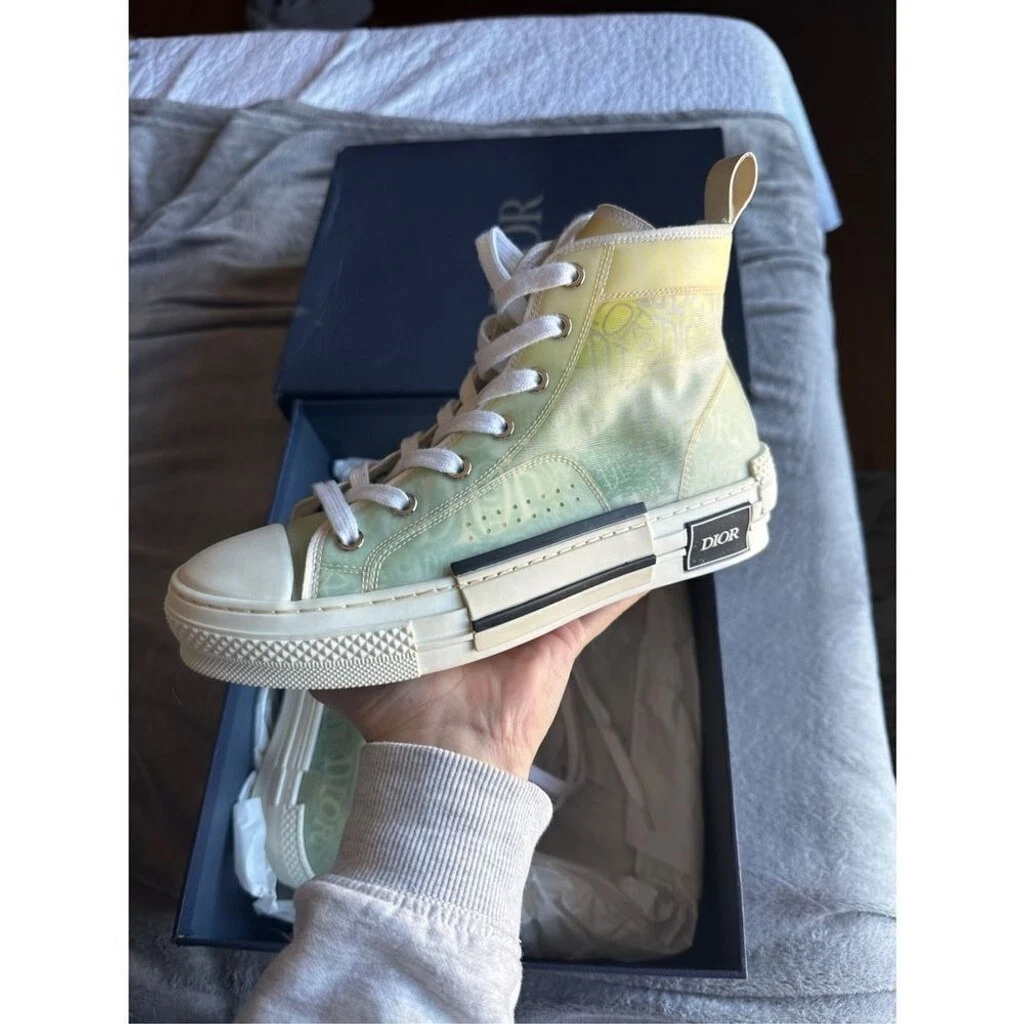 Shawn Stussy x Dior B23 High « Dior and Shawn Print   Jaune Vert »