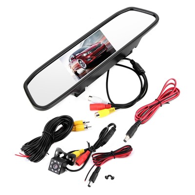 Rear View Camera Mirror Car HD Rearview Mirror Monitor 43 Inch Car HD Rearview Mirror...