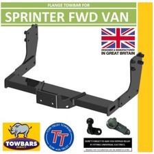 Flange Towbar for Mercedes Sprinter Van FWD 2018on L1/L2 SWB/MWB With Step Only