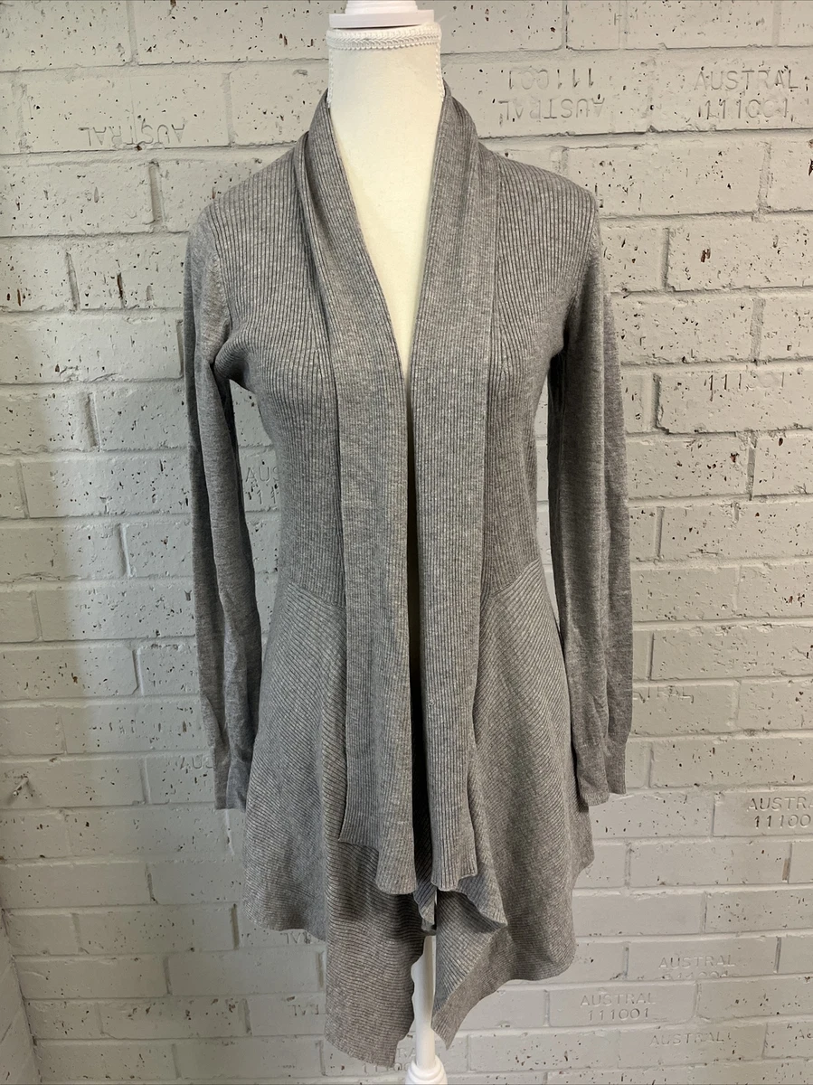 Gray clearance knit cardigan