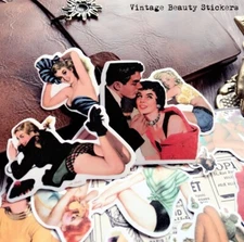 39pcs/pack Vintage sexy women lady ar Stickers Pack~ bojo sticker, journal, Y06