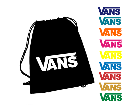 sacca nera con stampa VANS vari colori da scegliere. Spedizione Gratis! |  eBay