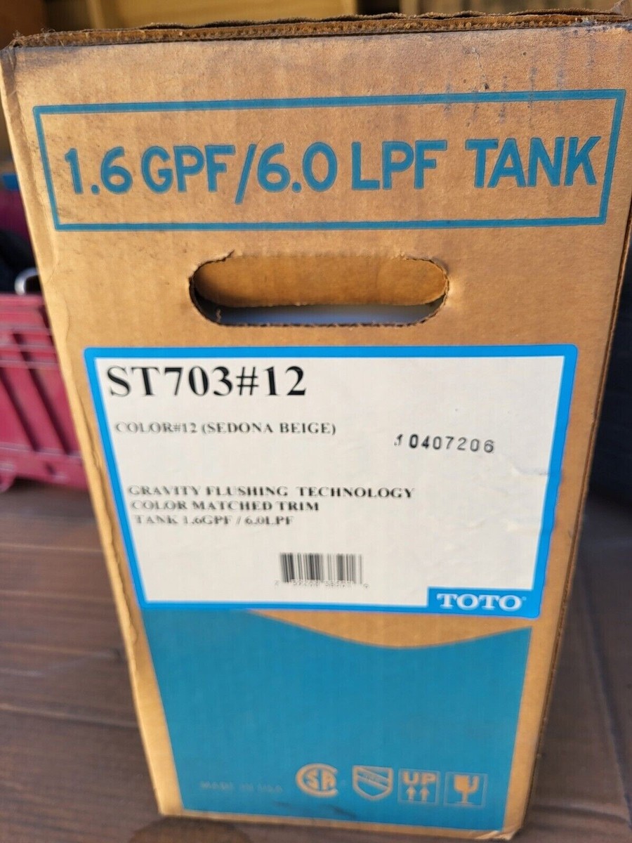 TOTO ST703#12 Toilet Tank 1.6 G-Sedona Beige-FITS CST703-C703-C703