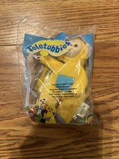 Teletubbies Finger Puppet Clip On Beanbag 1999 Burger King Kids Club Yellow NEW