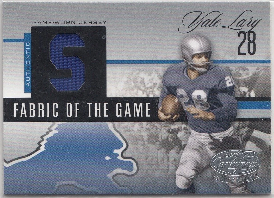 2006 Leaf Certified Materials Fabric of the Game Position Yale Lary /35 *S268 - Photo 1/2