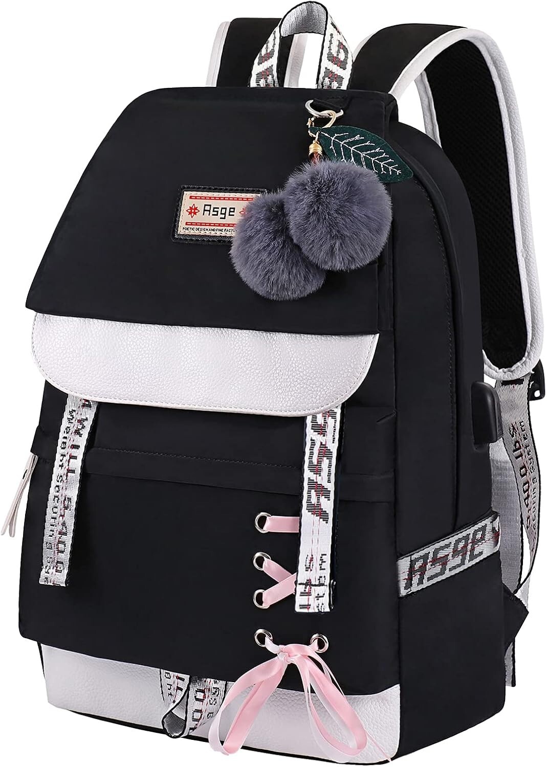 Girls Kids School Backpack Women Casual Daypack Bookbag  -image