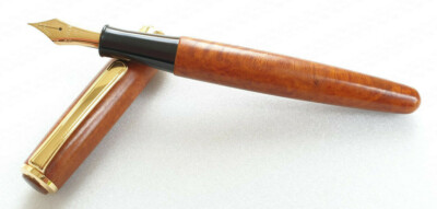 Füller Tiffany & Co. mit echter Goldfeder M aus Holz I Edler | Vintage | Gold 